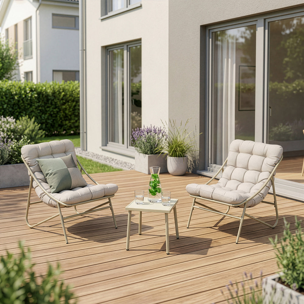 Tuinmeubelset Trölleping 3-delige tuinset [en.casa] 