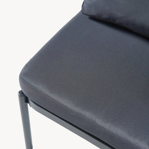 Tuinset Accettura 3-delig tuintafel met 2 tuinstoelen grijs casa.pro