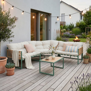Loungeset Karg tuinset met kussens casa.pro