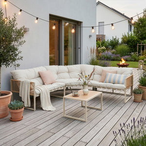 Loungeset Karg tuinset met kussens casa.pro