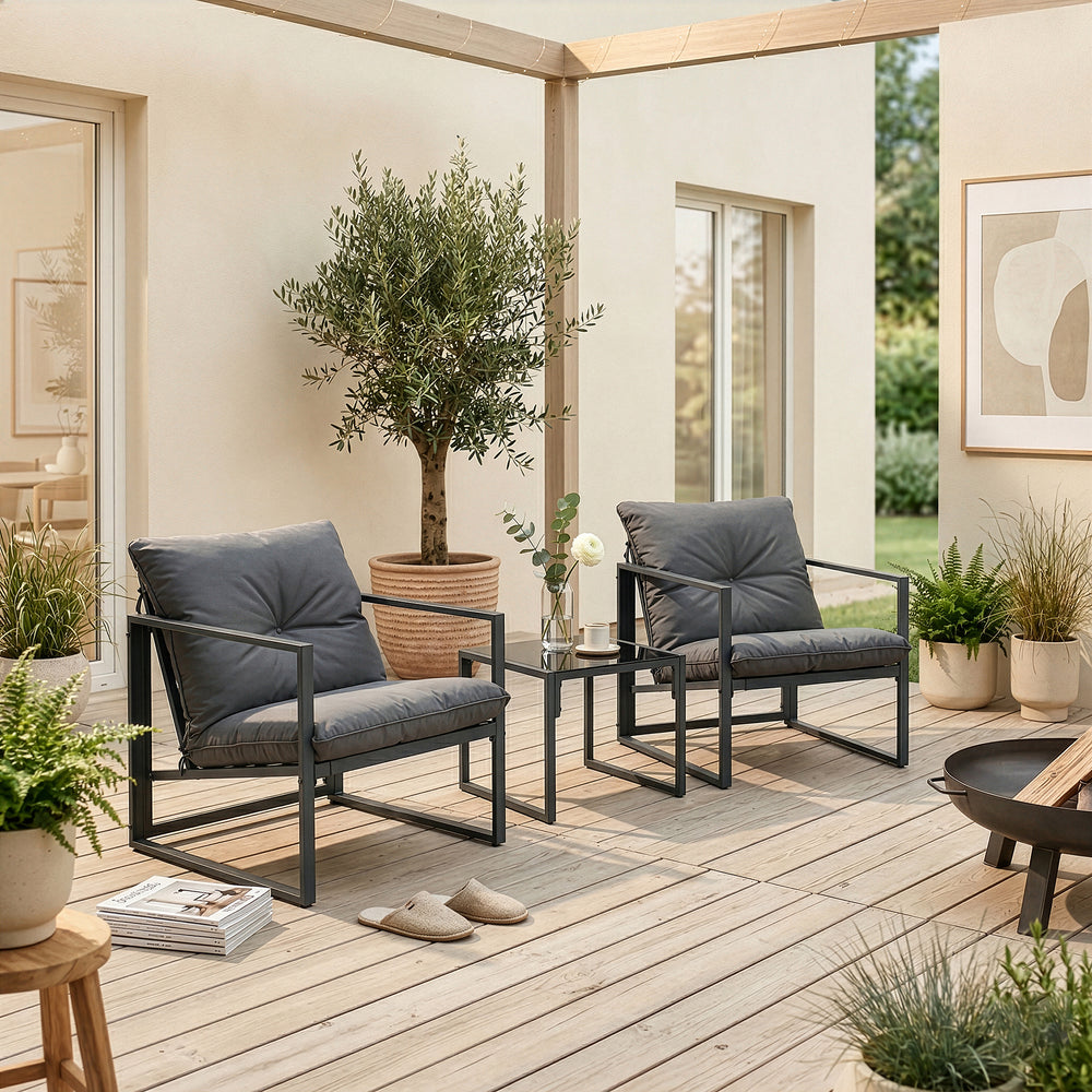 Tuinset Karg - 3-delige loungeset casa.pro
