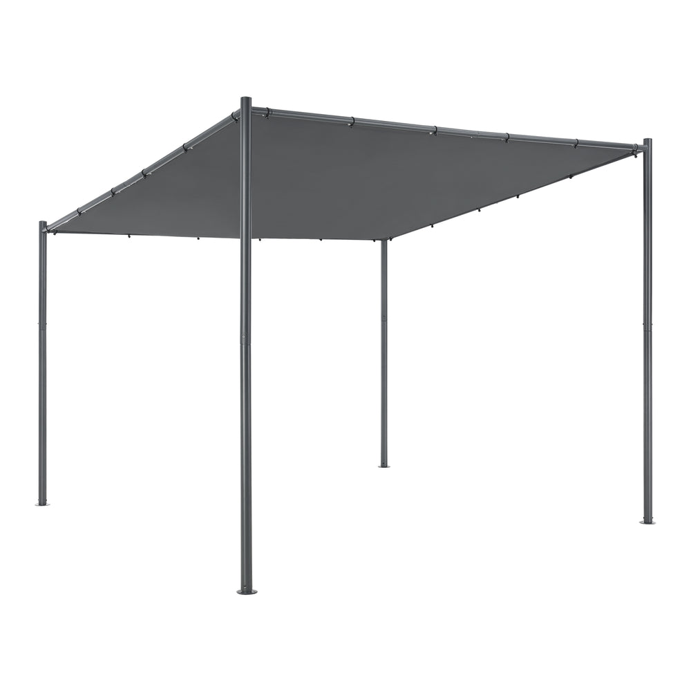 [en.casa] Paviljoen Carunchio partytent 3x2,85x2-24,8 m donkergrijs