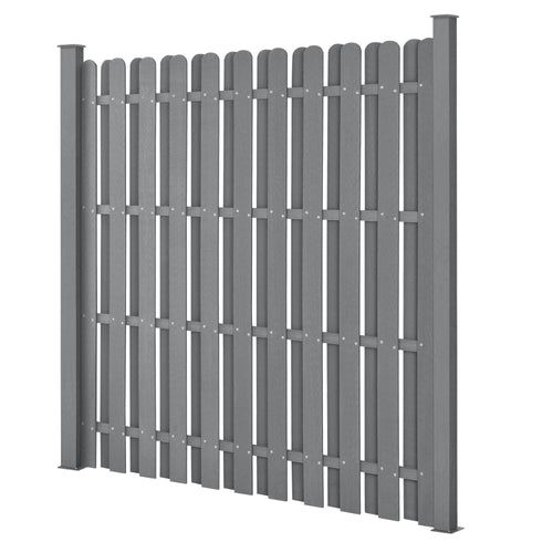 WPC tuinomheining 185x193 cm [neu.hout] - premiumXL