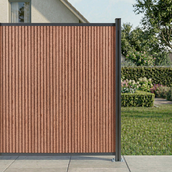 NEU.HOLZ WPC schutting Grassano - uitbreidingsset