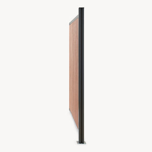 NEU.HOLZ WPC schutting Grassano - uitbreidingsset