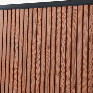 NEU.HOLZ WPC schutting Grassano - uitbreidingsset