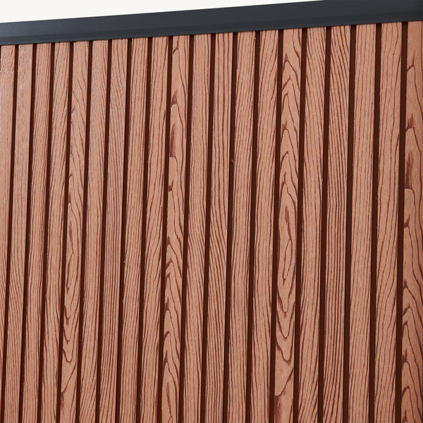 NEU.HOLZ WPC schutting Grassano - uitbreidingsset