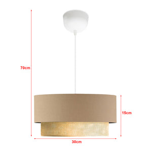 [lux.pro] Design hanglamp Loughborough E27 - 4 varianten
