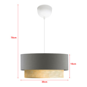 [lux.pro] Design hanglamp Loughborough E27 - 4 varianten