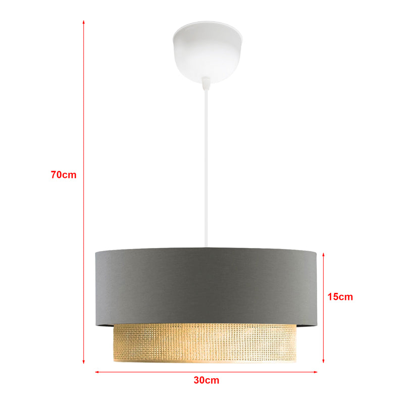 Maatschets [lux.pro] Design hanglamp Loughborough E27 - 4 varianten