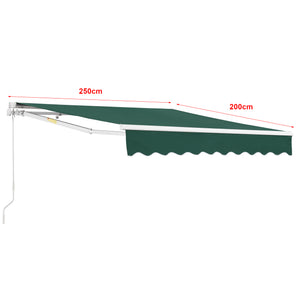 Knikarm zonnescherm Bitonto [en.casa]