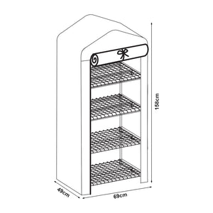 [en.casa] Tuinkas Chaam foliekas - 4 varianten