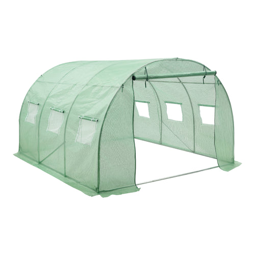 [en.casa] Tuinkas Dornbirn 300x300x200 cm groen
