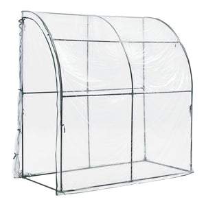 [en.casa] Tuinkas Juta kweekkas 100x200x215 cm transparant