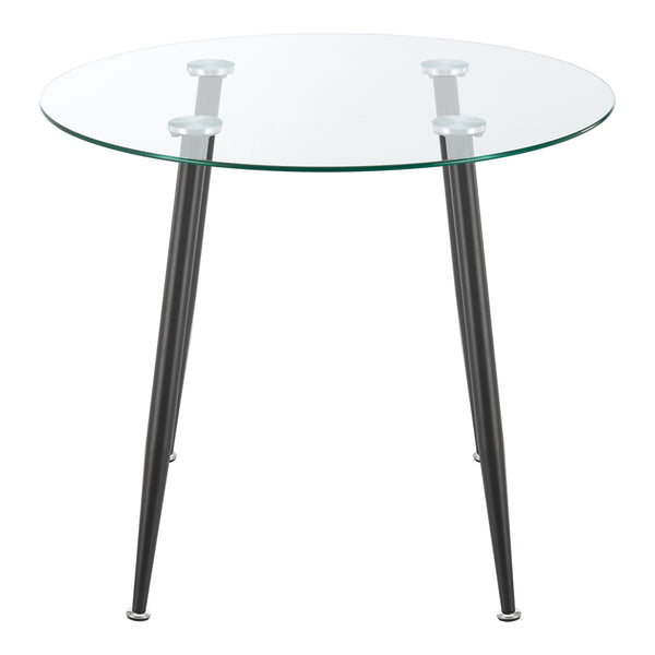 [en.casa] Glazen tafel Humppila rond - 4 varianten