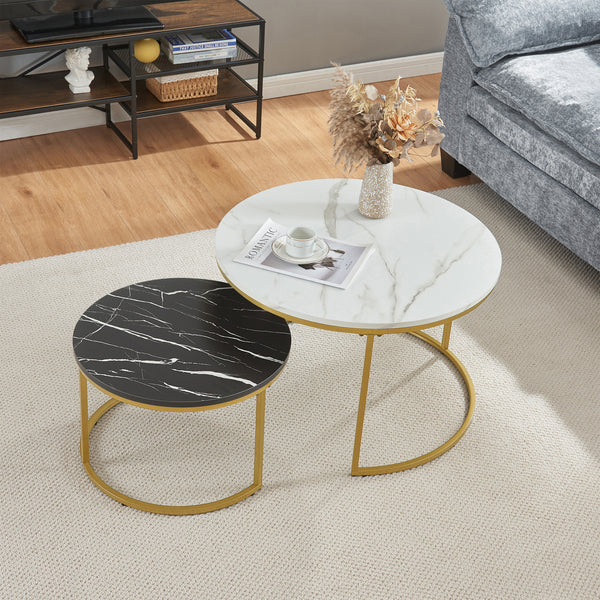 Salontafel Christchurch rond [en.casa]