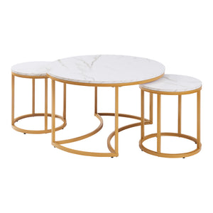 Salontafel Christchurch rond [en.casa]