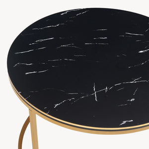 [en.casa] Salontafel Aulum rond 50x70 cm - 4 varianten