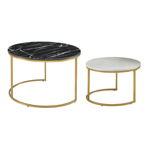 Salontafel Christchurch rond [en.casa]