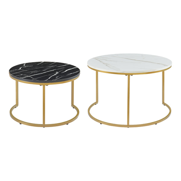 Salontafel Christchurch rond [en.casa]
