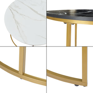 Salontafel Christchurch rond [en.casa]