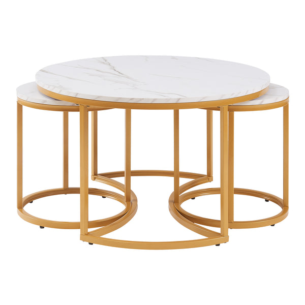 Salontafel Christchurch rond [en.casa]