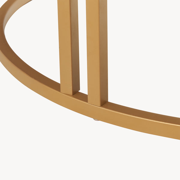 [en.casa] Salontafel Aulum rond 50x70 cm - 4 varianten