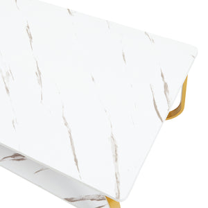 Salontafel Kolta rechthoekig met onderblad 120x60x43 cm [en.casa]