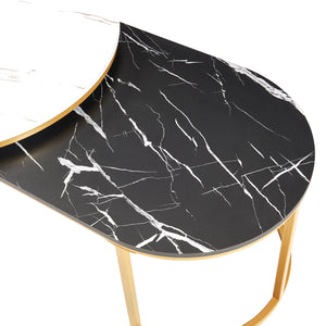 Salontafelset Oppeerg 2-delig bijzettafelset [en.casa]