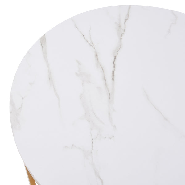 Salontafel Christchurch rond [en.casa]