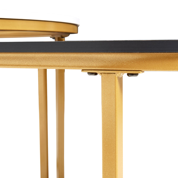 Salontafelset Oppeerg 2-delig bijzettafelset [en.casa]