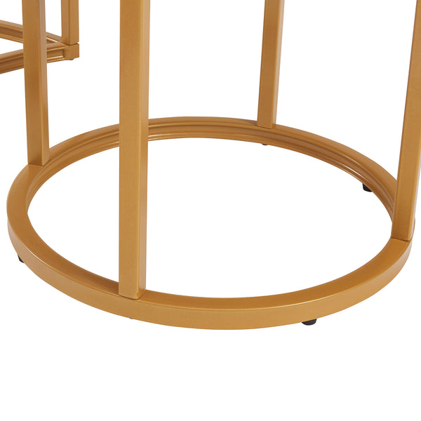 Salontafel Christchurch rond [en.casa]