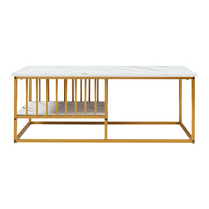 Salontafel Raukurg met opbergvak MDF 120x60x44 cm [en.casa]