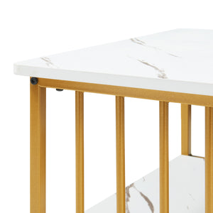 Salontafel Raukurg met opbergvak MDF 120x60x44 cm [en.casa]