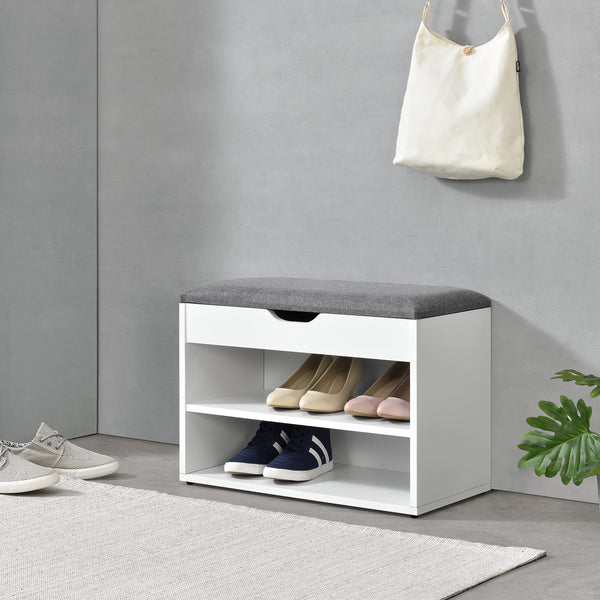 Schoenenkast Gentofte voor 4 paar schoenen 46x60x30 cm - 2 varianten