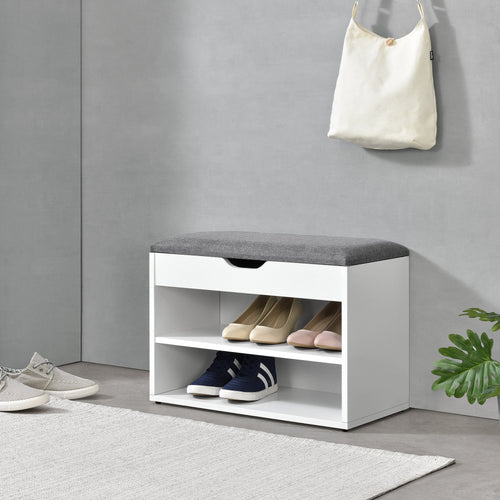 Schoenenkast Gentofte voor 4 paar schoenen 46x60x30 cm - 2 varianten