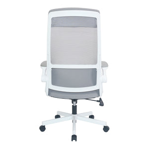 [en.casa] Bureaustoel Kungsbacka op wielen 116-126x68x67 cm - 2 varianten