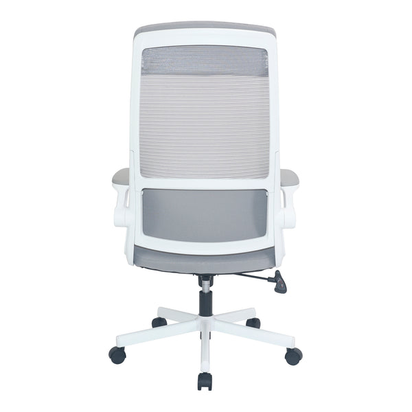 [en.casa] Bureaustoel Kungsbacka op wielen 116-126x68x67 cm - 2 varianten
