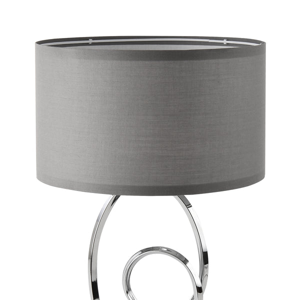 lux.pro Tafellamp Torquay bureaulamp E14 chroom en grijs - 2 varianten