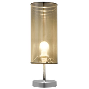 Tafellamp Gloss 44xØ13,5 cm metaal spiegelfolie chroom