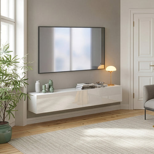 TV meubel Evaton zwevend wandkast [en.casa]