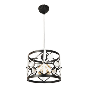 [lux.pro] Hanglamp Patchway zwart en wit E27