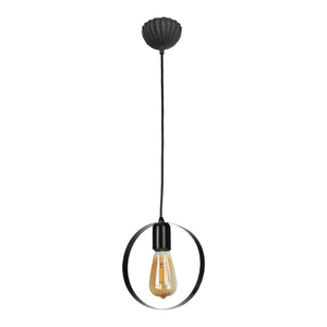 [lux.pro] Hanglamp Cirencester zwart E27
