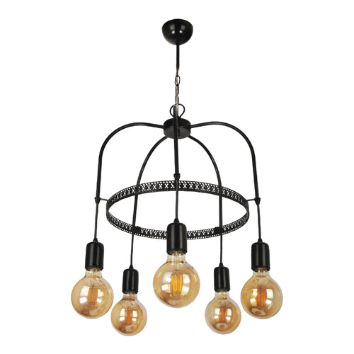 Hanglamp Llandudno E27 metaal in verschillende kleuren en maten [lux.pro] - premiumXL