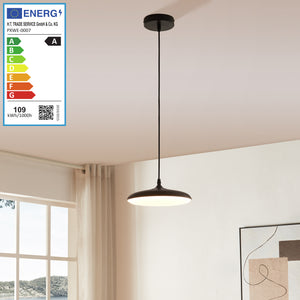Hanglamp Oupilu met geïntegreerde LED's Metaal 120x25x25 cm Zwart/Wit [lux.pro] - premiumXL