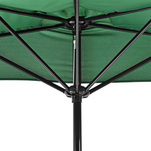 [casa.pro] Parasol halfrond voor balkons of terrassen 300x150x230 - 4 varianten
