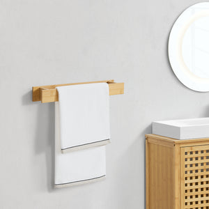 [en.casa] Handdoekrek voor wandmontage 41x8x5 cm bamboe