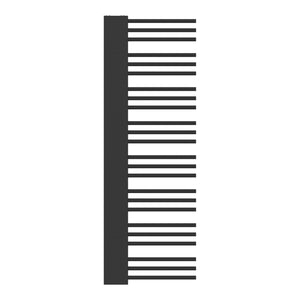 Handdoekradiator Kviteseid met kranenset 80 mm [neu.haus]