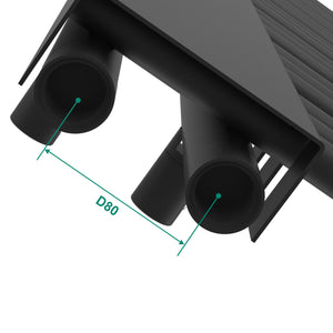 Handdoekradiator Kviteseid met kranenset 80 mm [neu.haus]