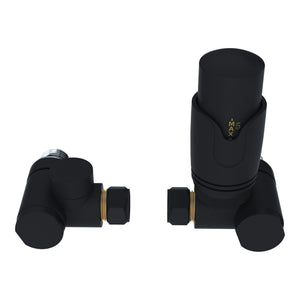 Handdoekradiator Kviteseid met kranenset 80 mm [neu.haus]